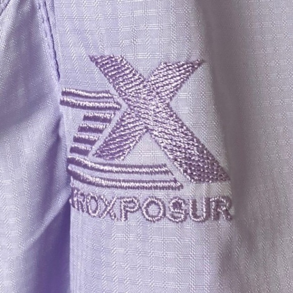 ZeroXposur Coat Womens Large Lavender Lightweight Hooded Windbreaker Jacket - Picture 3 of 6